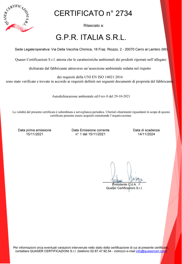 Certificazioni