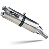 Exhaust system compatible with Yamaha Tracer 9 2021-2023, Dual Inox, Homologated legal full system exhaust, including removable db killer and catalyst 