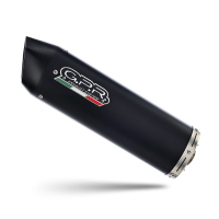 Exhaust system compatible with Keeway Rkf 125 2021-2023, Furore Evo4 Nero, Homologated legal full system exhaust, including removable db killer and catalyst 