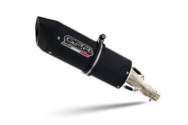 Scarico compatibile con Cf Moto 400 NK 2019-2020, Furore Evo4 Nero, Terminale di scarico omologato,fornito con db killer estraibile,catalizzatore e collettore