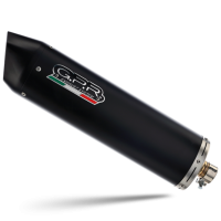 Exhaust system compatible with Aprilia Leonardo 125 1996-2006, Furore Nero, Racing full system exhaust, including removable db killer 