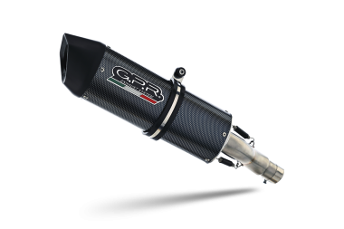 Scarico compatibile con Cf Moto 400 NK 2019-2020, Furore Evo4 Poppy, Terminale di scarico omologato,fornito con db killer estraibile,catalizzatore e collettore