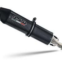 Exhaust system compatible with Aprilia Tuono 1100 V4 Rr 2017-2020, Furore Poppy, Homologated legal slip-on exhaust including removable db killer, link pipe and catalyst 