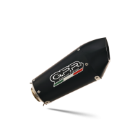 Scarico compatibile con Kawasaki Z 1000 Sx 2017-2020, Gpe Ann. Black titanium, Coppia di terminali di scarico omologati, forniti con db killer removibili e raccordi specifici