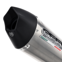 Exhaust system compatible with Aprilia Rsv4 1000 2015-2016, Gpe Ann. titanium, Racing slip-on exhaust including link pipe 