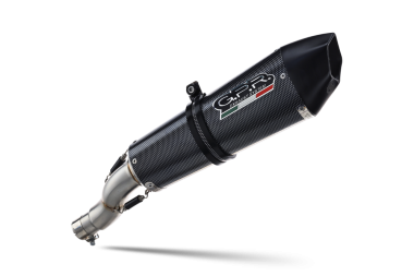 Exhaust system compatible with Gas Gas ES 700 2023-2024, GP Evo4 Poppy, Homologated legal slip-on exhaust including removable db killer, link pipe and catalyst 