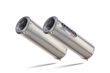 Exhaust system compatible with Ducati 996 - S - SPS 1998-2001, M3 Inox , Dual Homologated legal slip-on exhaust including removable db killers and link pipes 