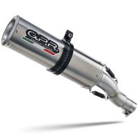 Exhaust system compatible with Aprilia Rsv 1000 - Sp 1998-2003, M3 Inox , Homologated legal slip-on exhaust including removable db killer and link pipe 