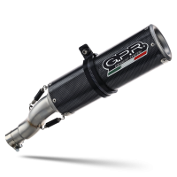 Exhaust system compatible with Moto Guzzi Sport 1200 8V 2008-2013, M3 Poppy , Homologated legal slip-on exhaust including removable db killer, link pipe and catalyst 