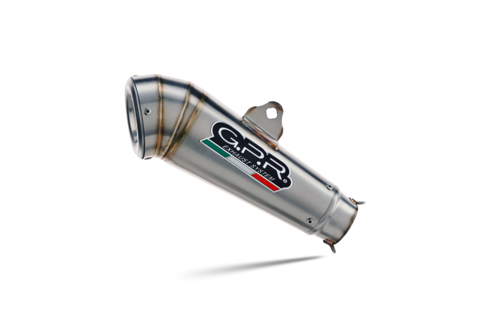 Exhaust system compatible with Voge 500DS 2021-2024, Powercone Evo, Racing slip-on exhaust including link pipe 
