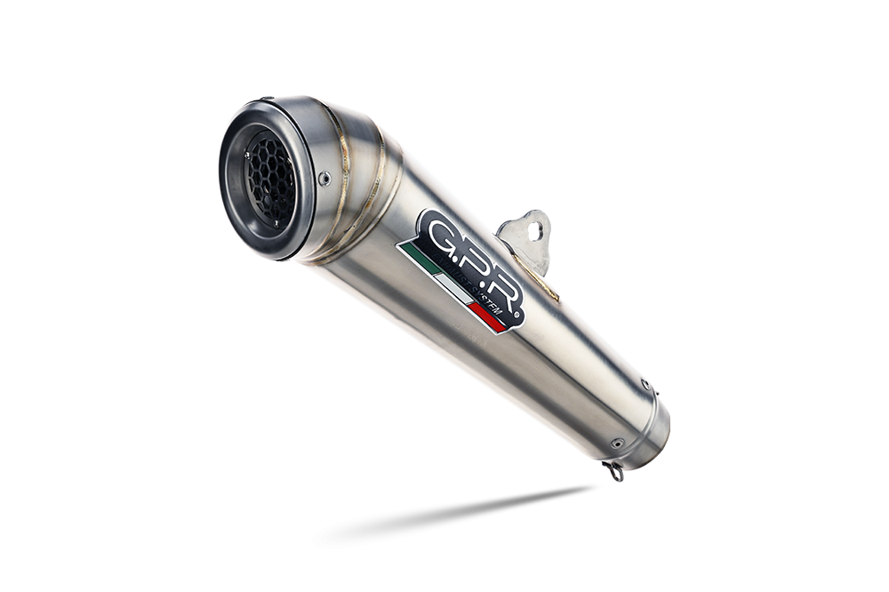 Exhaust system compatible with Tgb Gunner 550 Efi 2008-2013, Powercone Evo, Homologated legal full system exhaust, including removable db killer 