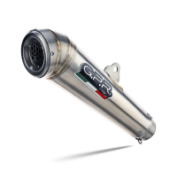 Exhaust system compatible with Bmw C 650 Sport 2016-2020, Powercone Evo, Homologated legal slip-on exhaust including removable db killer and link pipe 