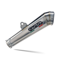 Exhaust system compatible with Bmw R 1200 Gs - Adventure 2004-2009, Powercone Evo, Homologated legal slip-on exhaust including removable db killer and link pipe 