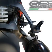 Exhaust system compatible with Ktm Superduke 1290 R 2017-2019, Furore Evo4 Nero, Homologated legal slip-on exhaust including removable db killer and link pipe 