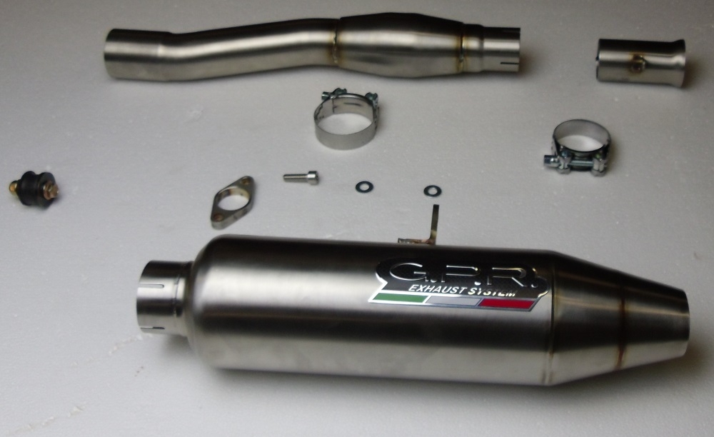 Scarico compatibile con Can Am Outlander 800 XMR 2012-2016, Deeptone Atv, Scarico omologato, silenziatore con db killer estraibile e raccordo specifico