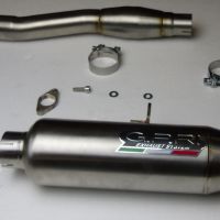 Exhaust system compatible with Can Am Outlander 800 Max 2009-2015, Deeptone Atv, Homologated legal slip-on exhaust including removable db killer and link pipe 