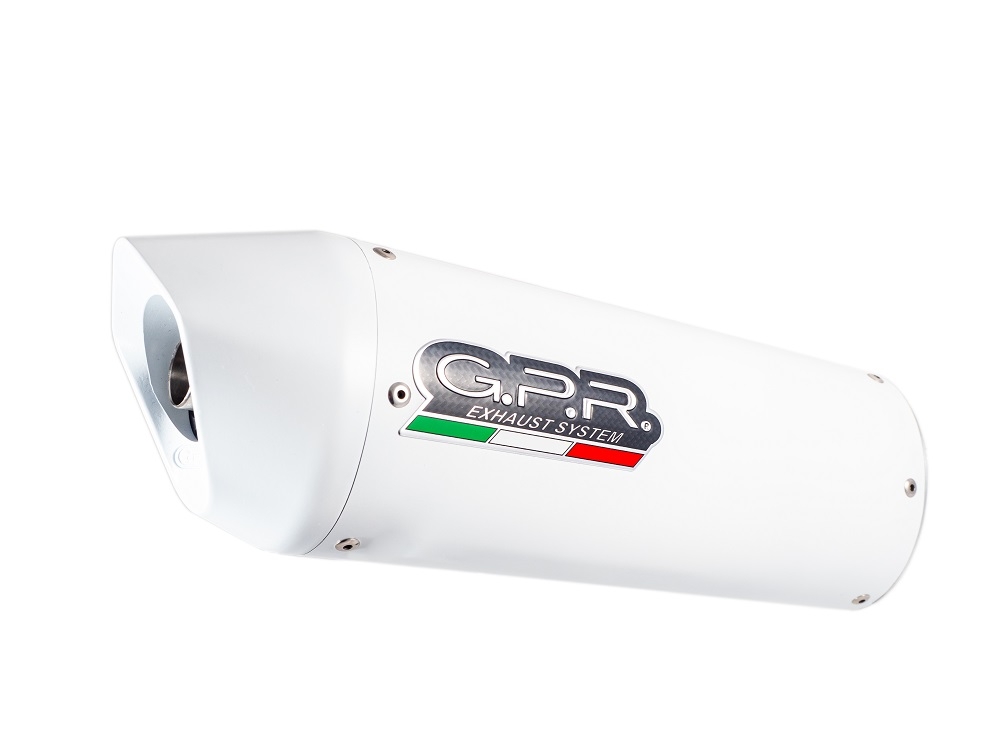 Exhaust system compatible with Husqvarna TERRA - STRADA TR 650 2013-2015, Albus Ceramic, Homologated legal full system exhaust, including removable db killer and catalyst 