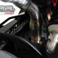 Exhaust compatible with Aprilia Dorsoduro 750 2008-2016, Decatalizzatore, Decat pipe 