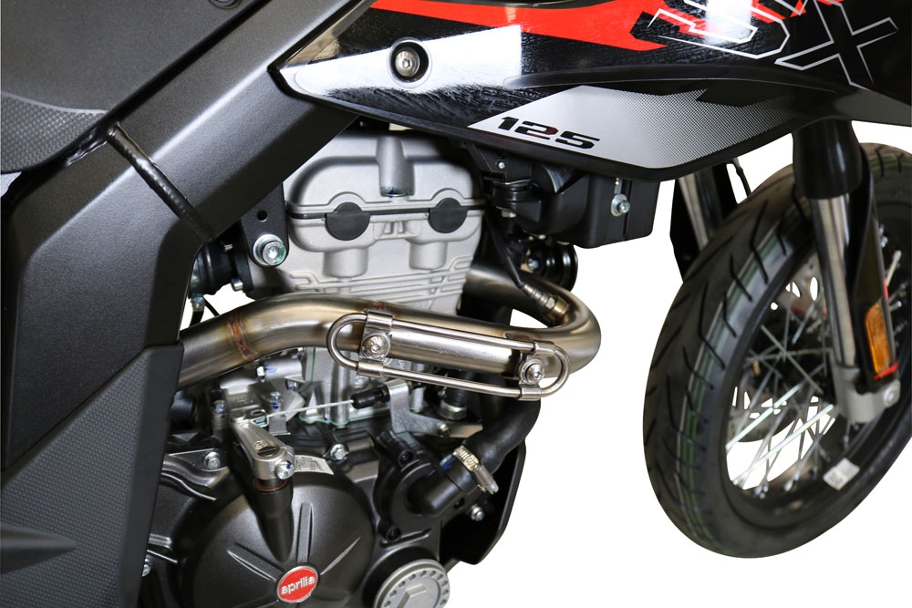 Exhaust compatible with Malaguti Dune 125 2021-2023, Decatalizzatore, Decat pipe 