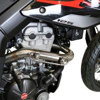 Exhaust compatible with Malaguti Dune 125 2021-2023, Decatalizzatore, Decat pipe 