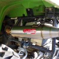 Exhaust compatible with Artic Cat Thundercat 1000 2011-2021, Deeptone Atv, Homologated legal slip-on exhaust including removable db killer and link pipe 
