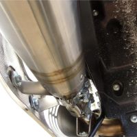 Scarico compatibile con Husqvarna TE 630 E - SMS 630 - Smr 630 2010-2014, Albus Ceramic, Coppia di terminali di scarico omologati, forniti con db killer removibili e raccordi specifici