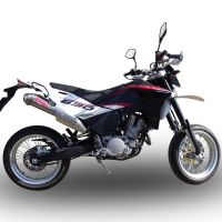 Scarico compatibile con Husqvarna TE 630 E - SMS 630 - Smr 630 2010-2014, Powercone Evo, Coppia di terminali di scarico omologati, forniti con db killer removibile, catalizzatori e raccordi specifici