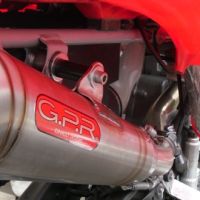 Exhaust compatible with Honda Trx 400 Sportrax EX 1999-2014, Powercone Evo, Homologated legal slip-on exhaust including removable db killer and link pipe 