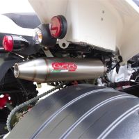 Exhaust system compatible with Beeline Bestia 5.5 Supermoto / Offroad 2011-2021, Deeptone Atv, Homologated legal full system exhaust, including removable db killer 