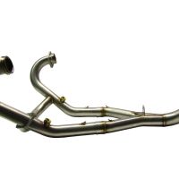 Exhaust system compatible with Bmw R 1200 Gs - Adventure 2013-2013, Trioval, Homologated legal full system exhaust, including removable db killer 