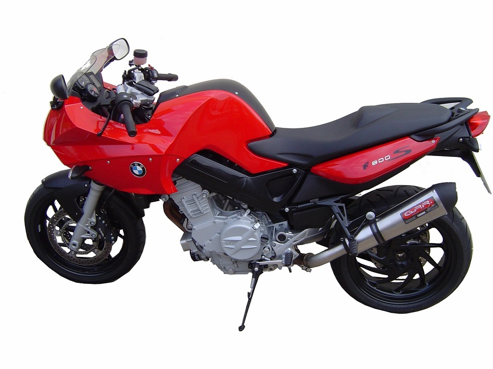 Scarico compatibile con Bmw F 800 -S -ST 2006-2011, Gpe Ann. titanium, Terminale di scarico omologato,fornito con db killer estraibile,catalizzatore e collettore