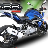 Scarico compatibile con Bmw G 310 R 2017-2021, Albus Evo4, Scarico completo omologato,fornito con db killer estraibile,catalizzatore e collettore