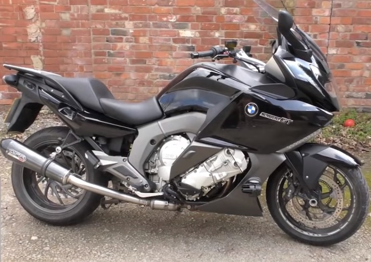 Exhaust compatible with Bmw K 1600 Gt 2010-2016, Gpe Ann. Poppy, Dual Homologated legal slip-on exhaust including removable db killers and link pipes 