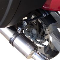 Scarico compatibile con Bmw K 1600 Gt 2017-2021, GP Evo4 Titanium, Coppia di terminali di scarico omologati, forniti con db killer removibili e raccordi specifici