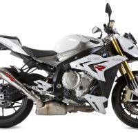 Scarico compatibile con Bmw S 1000 R - M 2014-2016, Powercone Evo, Scarico omologato, silenziatore con db killer estraibile e raccordo specifico