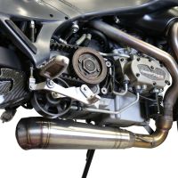 Scarico compatibile con Buell UlySseses Xb 12 X 2003-2007, Powercone Evo, Scarico omologato, silenziatore con db killer estraibile e raccordo specifico