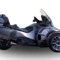 Scarico compatibile con Can Am Spyder 1000 Rs - RSs 2013-2016, Furore Poppy, Scarico omologato, silenziatore con db killer estraibile e raccordo specifico