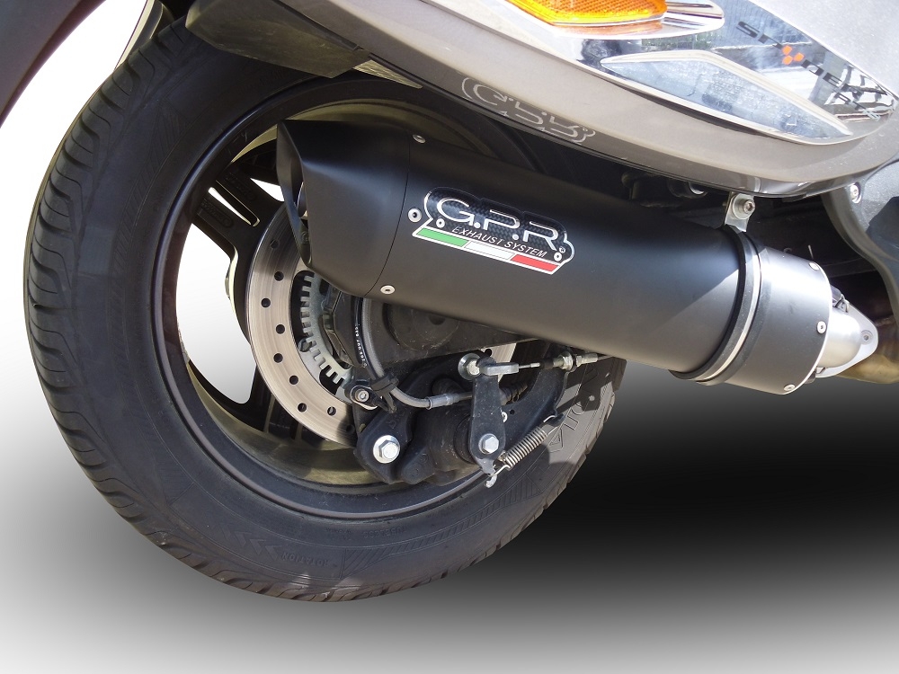 Scarico compatibile con Can Am Spyder 1000 Rs -RSs 2013-2016, Furore Nero, Scarico omologato, silenziatore con db killer estraibile e raccordo specifico