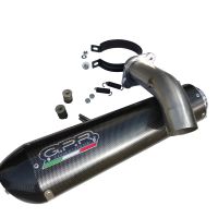 Exhaust compatible with Can Am Spyder 1000 RT 2013-2023, Gpe Ann. Poppy, Homologated legal slip-on exhaust including removable db killer, link pipe and catalyst 
