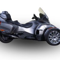 Scarico compatibile con Can Am Spyder 1000 St - Sts 2013-2016, Gpe Ann. Poppy, Scarico omologato, silenziatore con db killer estraibile e raccordo specifico