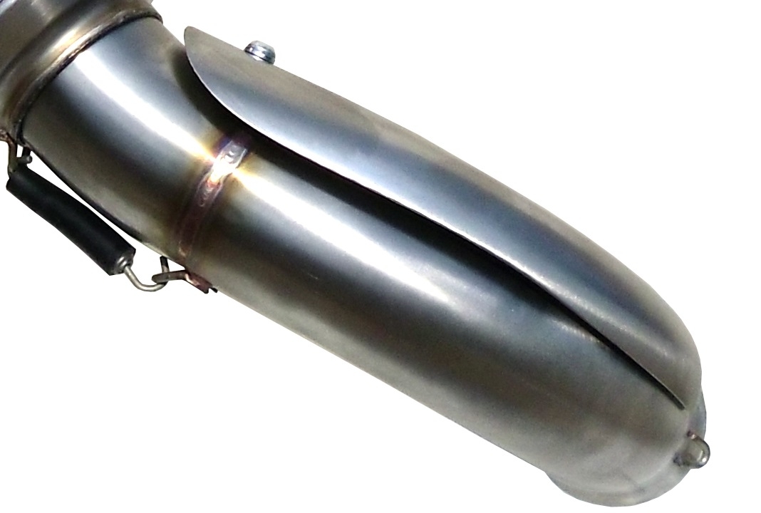 Exhaust system compatible with Can Am Spyder 1000 Gs 2007-2009, Albus Ceramic, Homologated legal slip-on exhaust including removable db killer, link pipe and catalyst 
