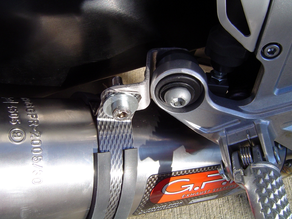 Exhaust system compatible with Honda Cbr 1000 Rr 2008-2011, M3 Black Titanium, Racing slip-on exhaust including link pipe 