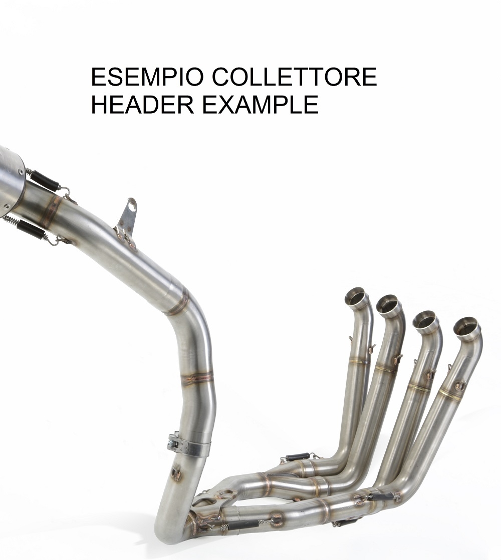 Exhaust compatible with Honda Cbr 600 Rr 2005-2006, Tiburon Poppy, Homologated legal full system exhaust, including removable db killer and catalyst 