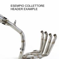 Exhaust compatible with Honda Cbr 600 Rr 2005-2006, Tiburon Poppy, Homologated legal full system exhaust, including removable db killer and catalyst 