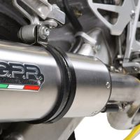 Scarico compatibile con Honda Cbr 600 F - Sport 2001-2007, Gpe Ann. Poppy, Scarico omologato, silenziatore con db killer estraibile e raccordo specifico