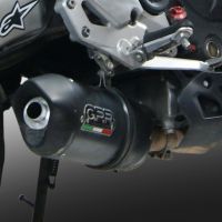 Scarico compatibile con Cf Moto Nk 650 2012-2016, Furore Nero, Scarico omologato, silenziatore con db killer estraibile e raccordo specifico