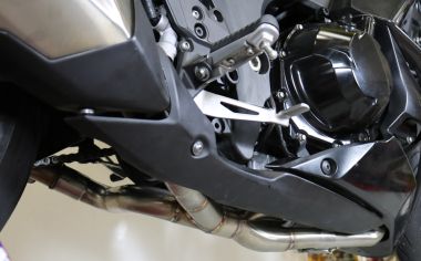 Scarico compatibile con Kawasaki Z 1000 2010-2014, Decatalizzatore, Collettore decatalizzore, applicazione racing