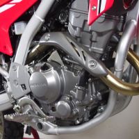 Scarico compatibile con Honda Crf 250 M 2013-2016, Albus Ceramic, Scarico completo omologato,fornito con db killer estraibile,catalizzatore e collettore