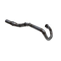 Exhaust system compatible with Honda Crf 450 R/RX 2009-2012, Albus Ceramic, Homologated legal full system exhaust, including removable db killer 