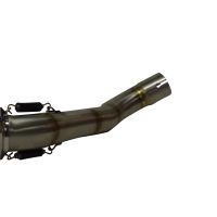 Exhaust system compatible with Honda VFR1200X Crosstourer 2017-2020, Satinox, Homologated legal slip-on exhaust including removable db killer and link pipe 